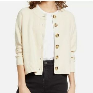 Madewell • Broadway Cardigan Sweater in Natural